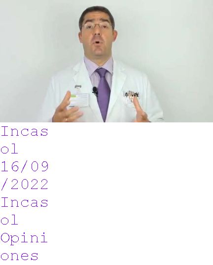 incasol reacciones secundarias